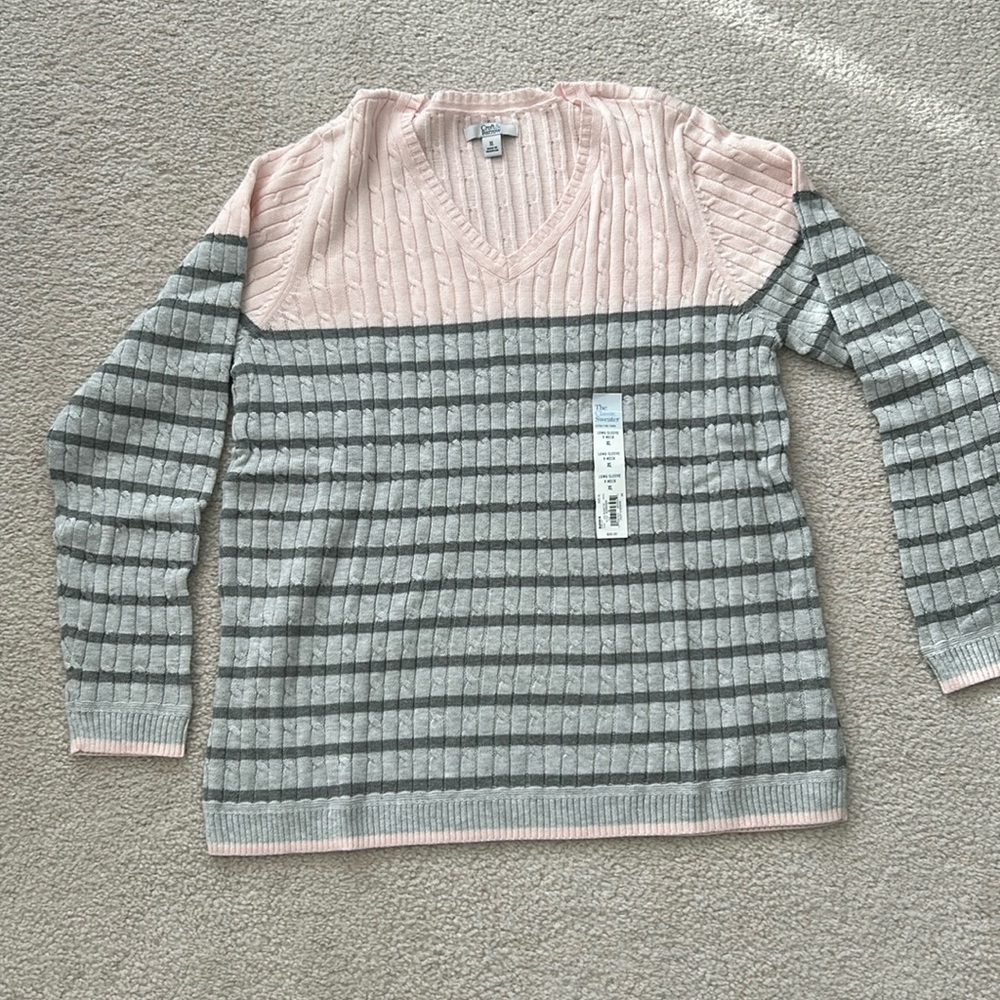 women’s XL Croft & Barrow sweater NWT